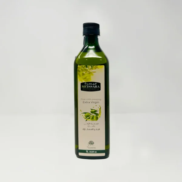 Meissara Élégance – Huile d’Olive Marocaine 1L Premium